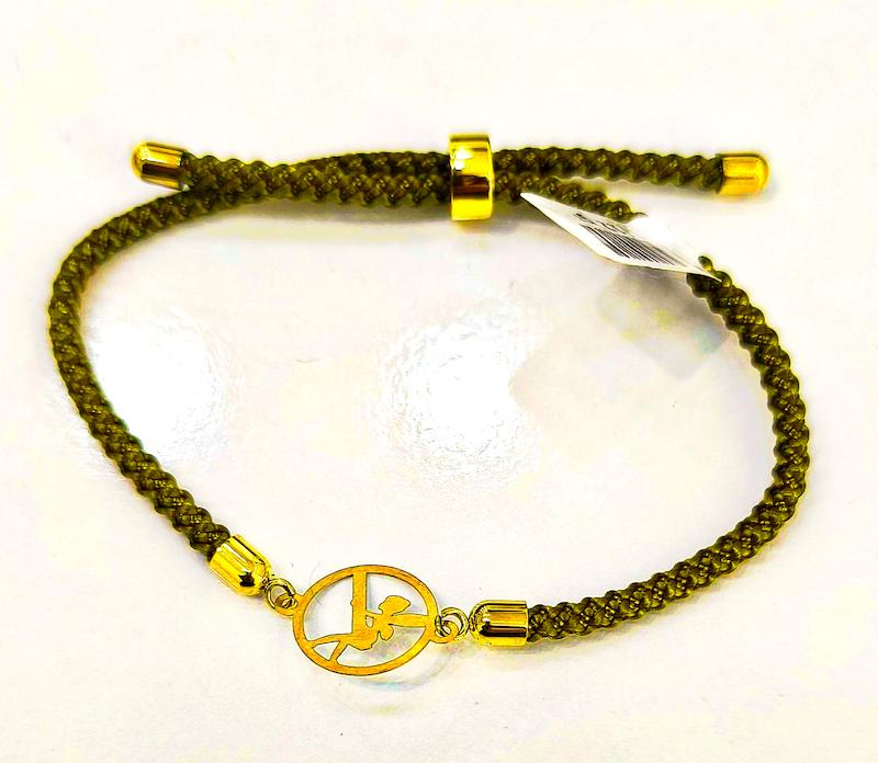 دستبند طلا ۱۸ عیار دستبند ترند زیتونی گالری نیک گلد