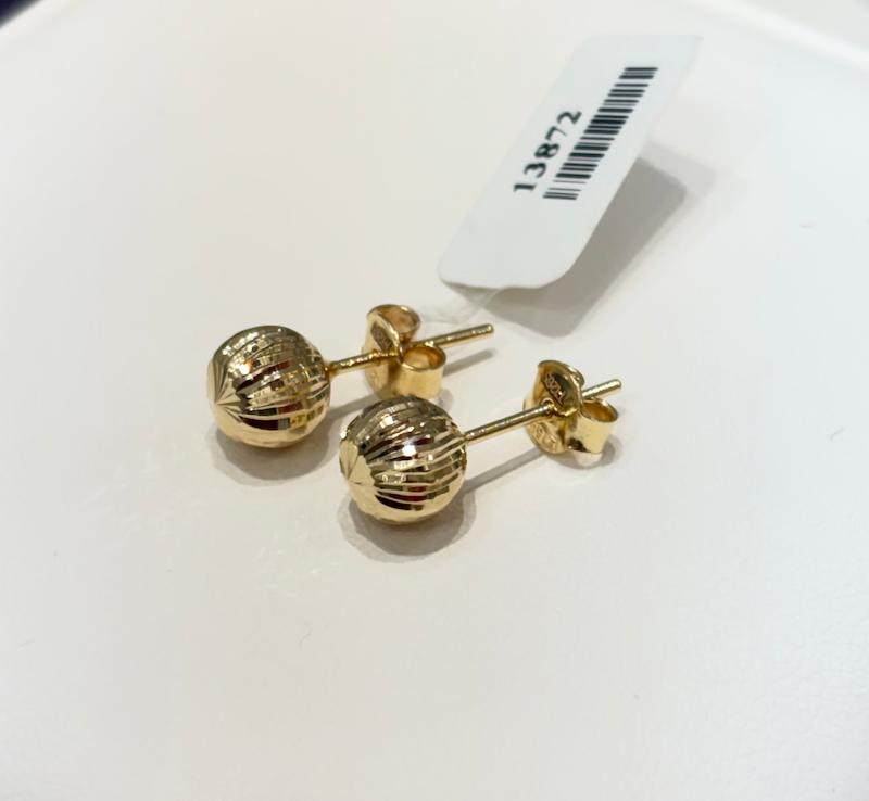 گوشواره زنانه طلا ۱۸ عیار گوشواره میخی گالری امپریال