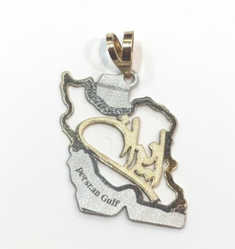 آویز زنانه طلا ۱۸ عیار آویز ایران گلدن رز