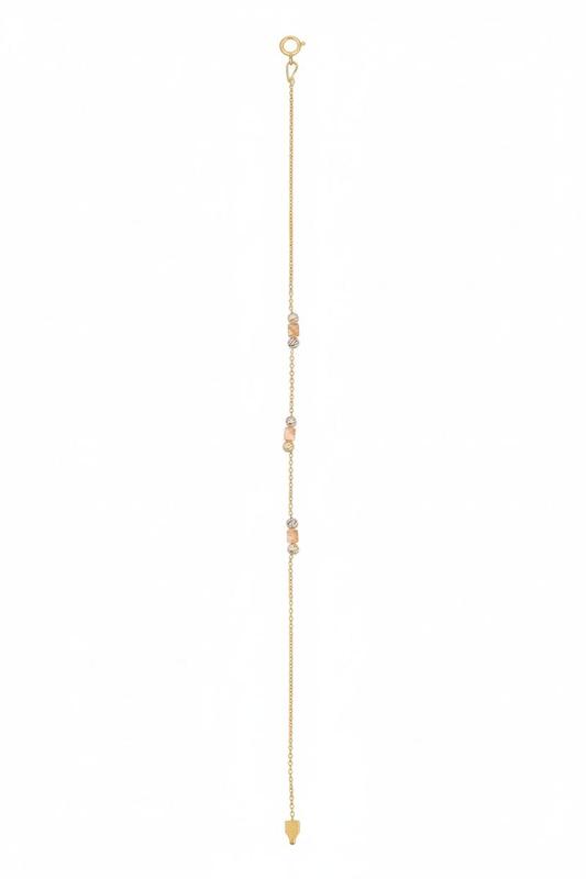 دستبند زنانه طلا ۱۸ عیار دستبند برنادو تراش گالری پلاتین