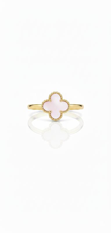 انگشتر زنانه طلا ۱۸ عیار انگشترونکلیف مینیمال گالری کاژه گلد