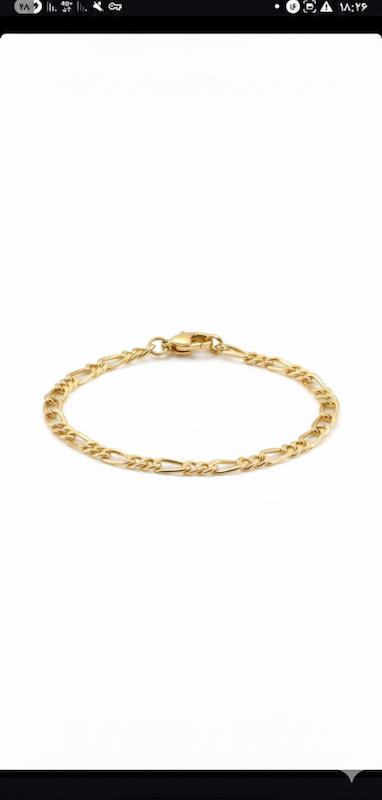 دستبند مردانه طلا ۱۸ عیار دستبندفیگارو گالری کاژه گلد