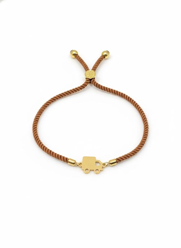 دستبند زنانه طلا ۱۸ عیار آسانسوری06 گالری طلای شفیع