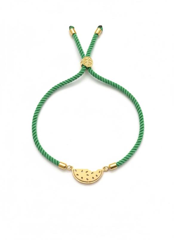 دستبند زنانه طلا ۱۸ عیار آسانسوری1575 گالری طلای شفیع