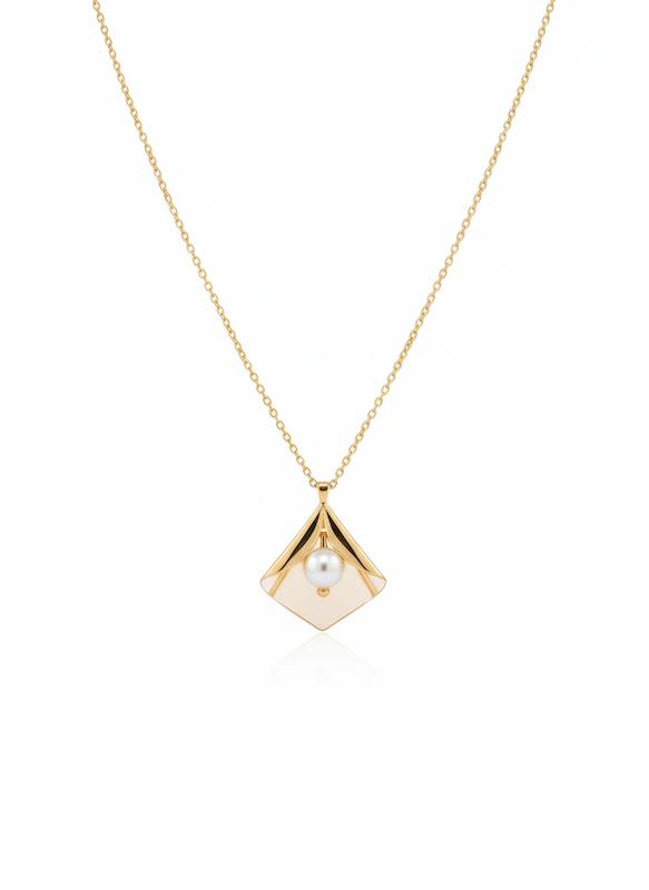 گردنبند زنانه طلا ۱۸ عیار گل گالری سام