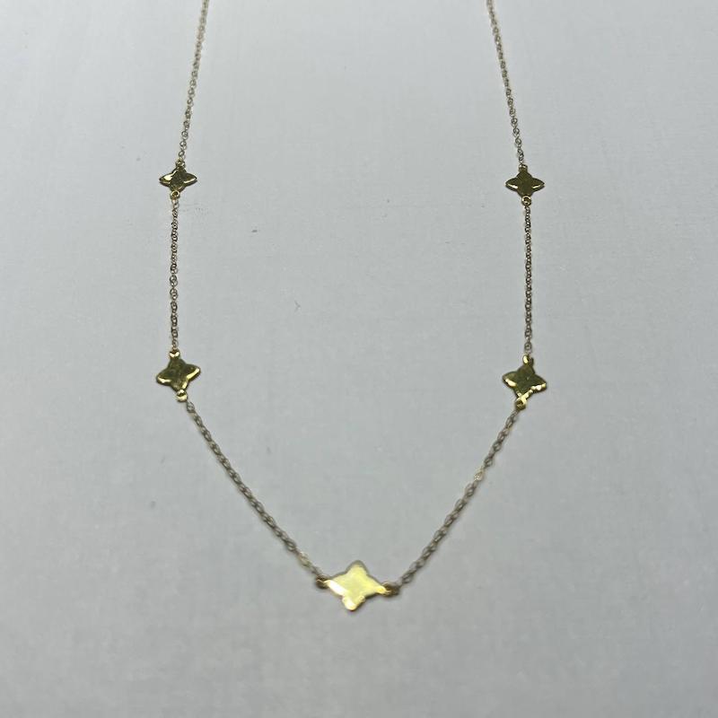 گردنبند زنانه طلا ۱۸ عیار ونکلیف گالری طلا دوران