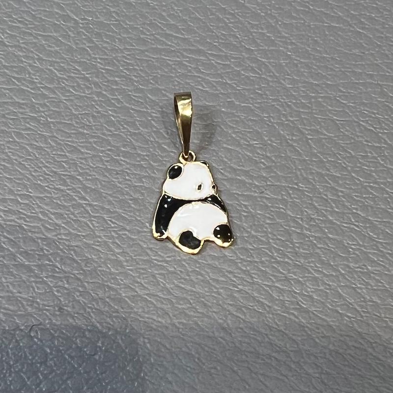 آویز زنانه طلا ۱۸ عیار مدال پاندا گالری زرنوش