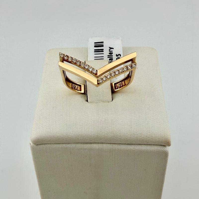 انگشتر زنانه طلا ۱۸ عیار انگشتر سورن دولاین سون اف گالری