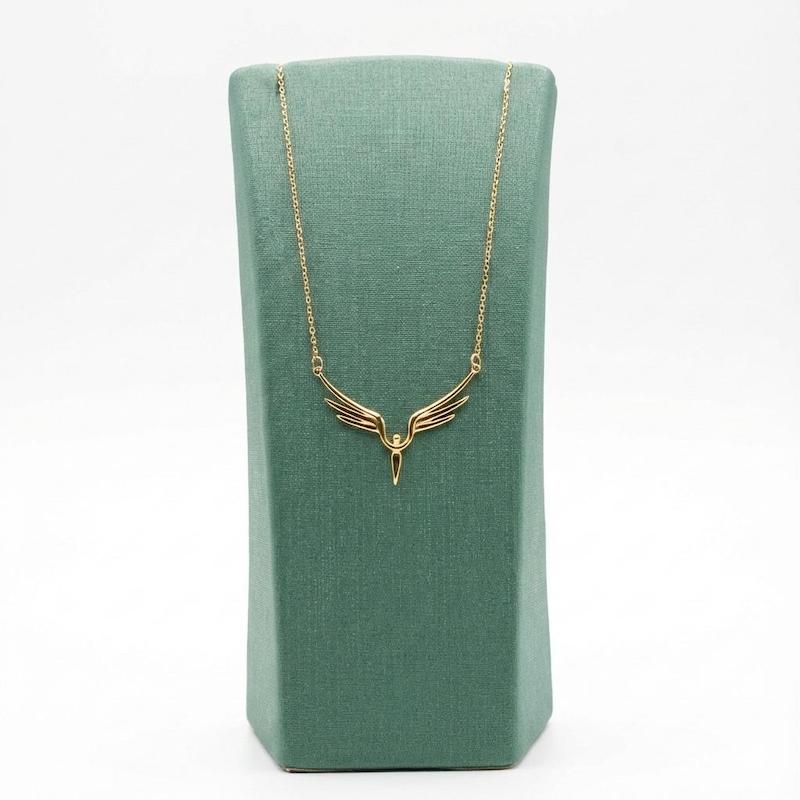 آویز زنانه طلا ۱۸ عیار فرشته گالری سام