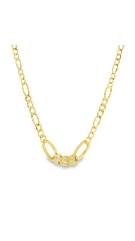 زنجیر زنانه طلا ۱۸ عیار زنجیر فیگارو کونیک سانل گلد