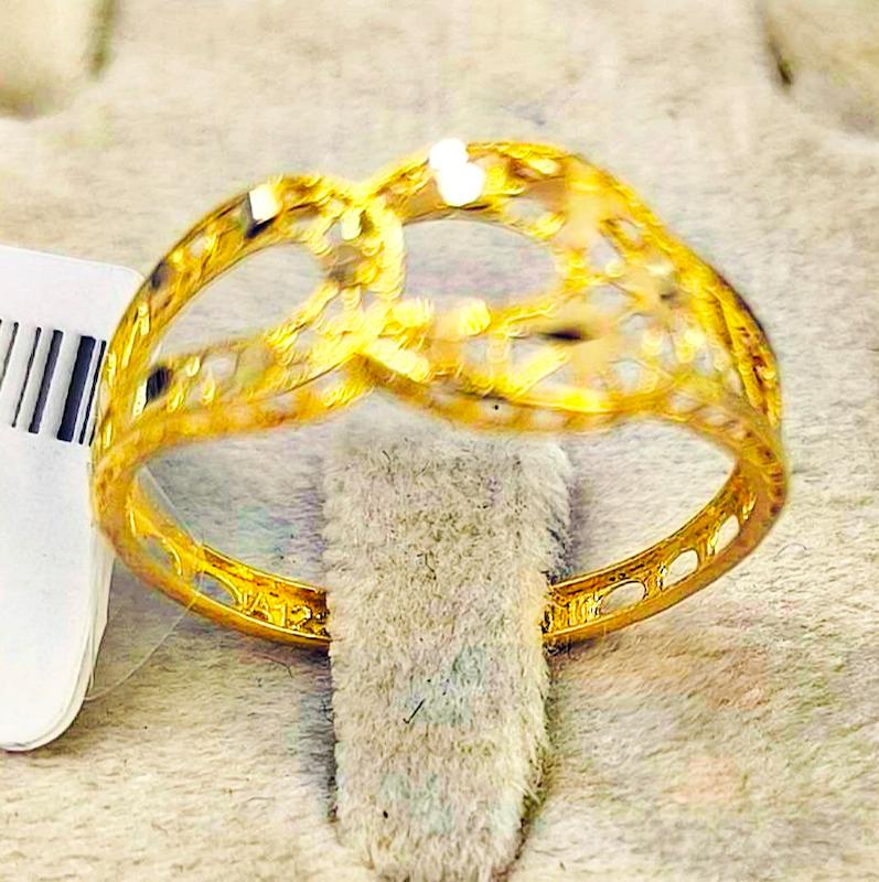 انگشتر طلا ۱۸ عیار انگشتر اماراتی پیوند عروس و داماد گالری نیک گلد