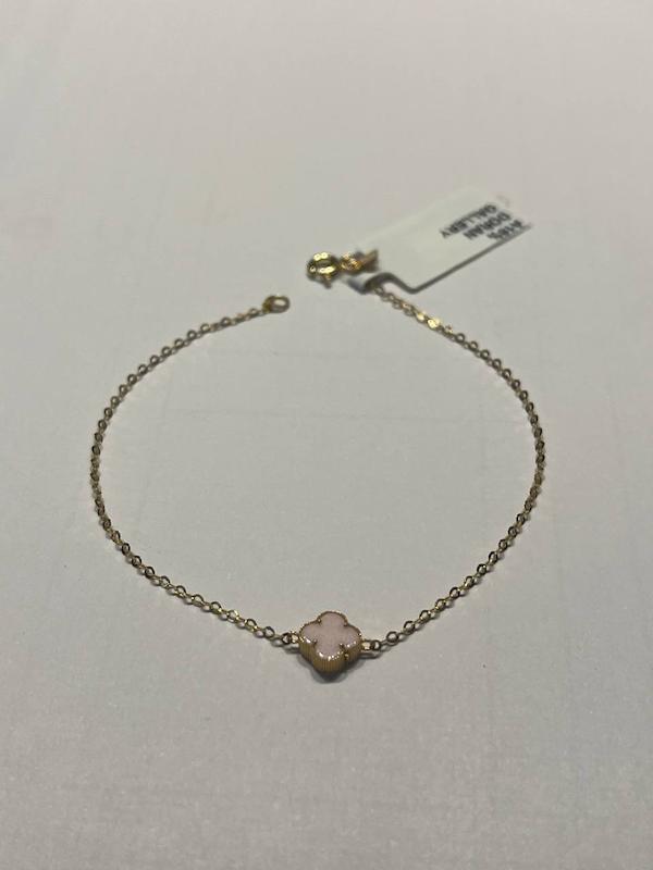 دستبند زنانه طلا ۱۸ عیار ونکلیف گالری طلا دوران