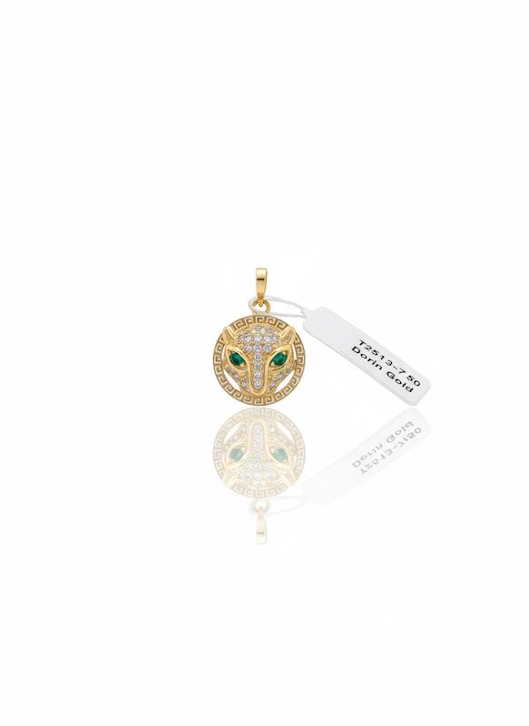 آویز زنانه طلا ۱۸ عیار پنتر گالری طلا سرور گلد