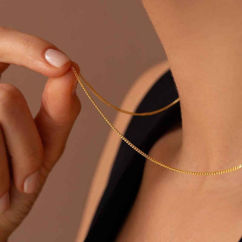 زنجیر طلا ۱۸ عیار زنجیر گالری بابل طلا