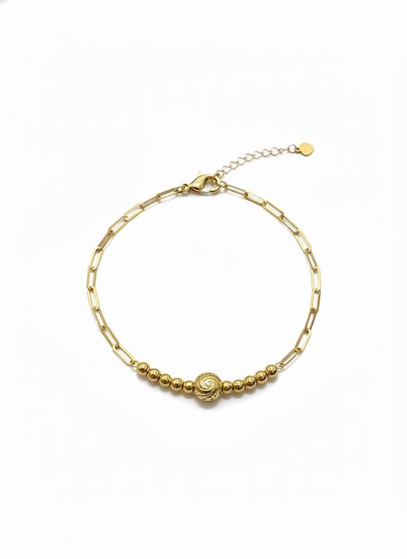 دستبند طلا ۱۸ عیار دستبند گوی کهکشانی گالری بابل طلا