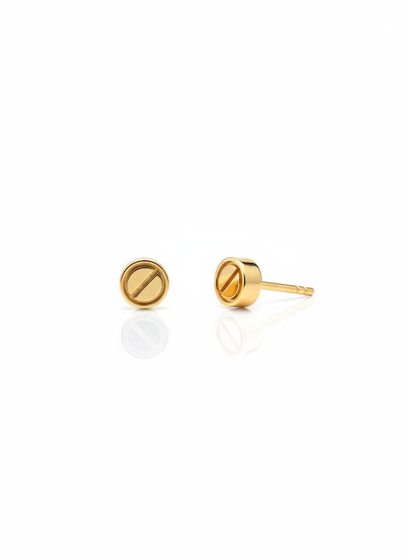 گوشواره طلا ۱۸ عیار cartier گالری طلای سید محمد رضا فاطمیان