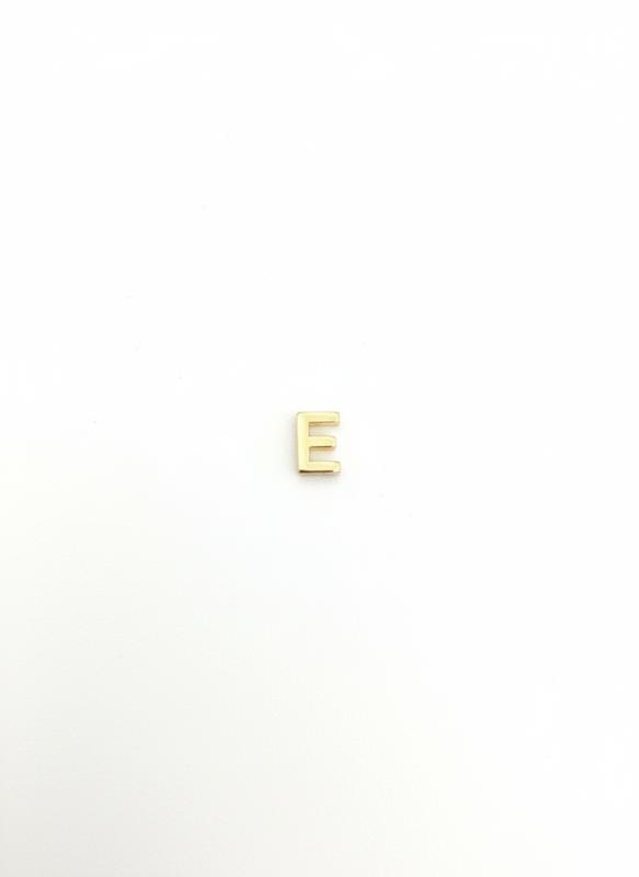 آویز زنانه طلا ۱۸ عیار آویز حروف E گالری حسینی زاده