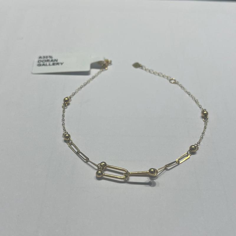 دستبند زنانه طلا ۱۸ عیار هرمس و تیفانی گالری طلا دوران