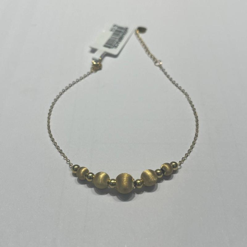 دستبند زنانه طلا ۱۸ عیار گوی گالری طلا دوران