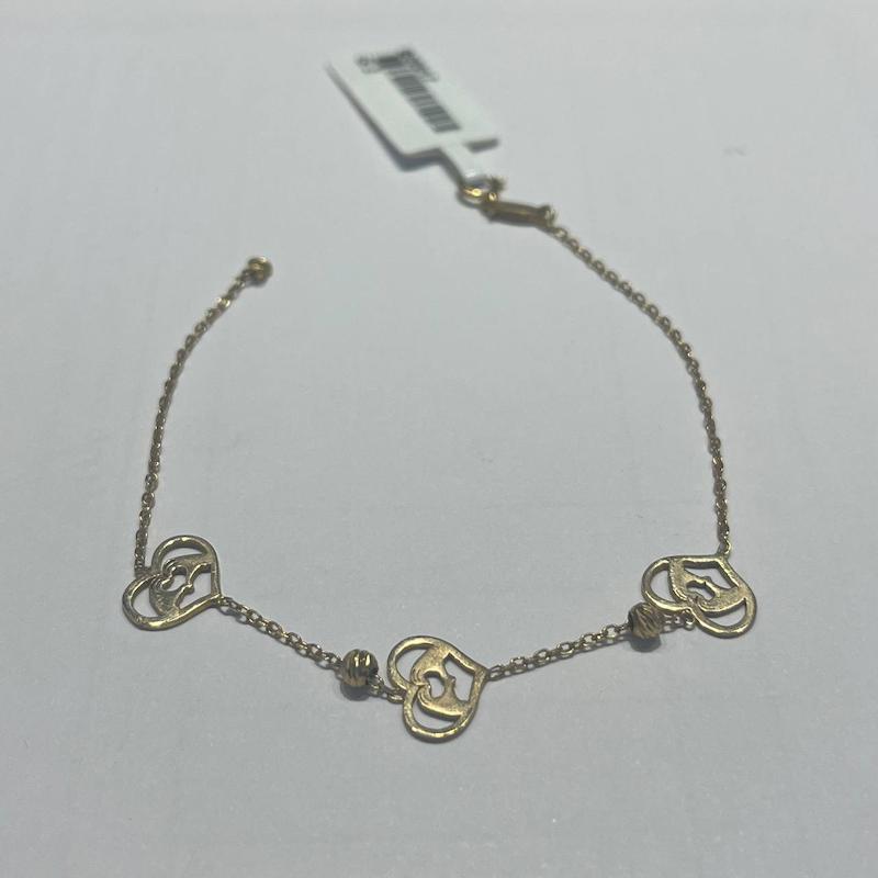 دستبند زنانه طلا ۱۸ عیار گل رز گالری طلا دوران