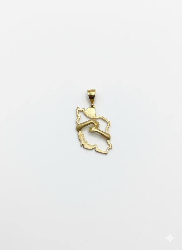 آویز طلا ۱۸ عیار ایران من گالری طلای سید محمد رضا فاطمیان