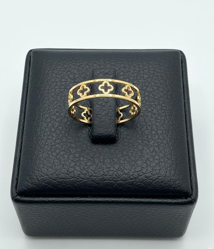 انگشتر طلا ۱۸ عیار ون کلیف گالری طلای سید محمد رضا فاطمیان