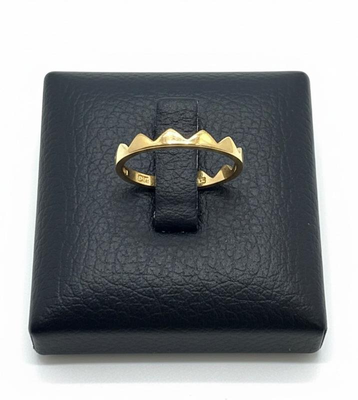 انگشتر طلا ۱۸ عیار مینیمال گالری طلای سید محمد رضا فاطمیان