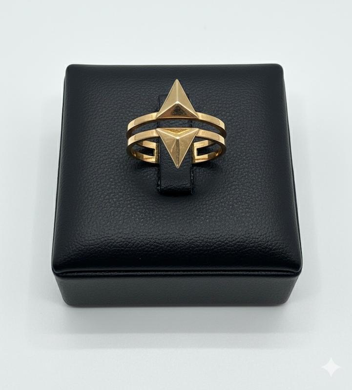 انگشتر طلا ۱۸ عیار mila گالری طلای سید محمد رضا فاطمیان