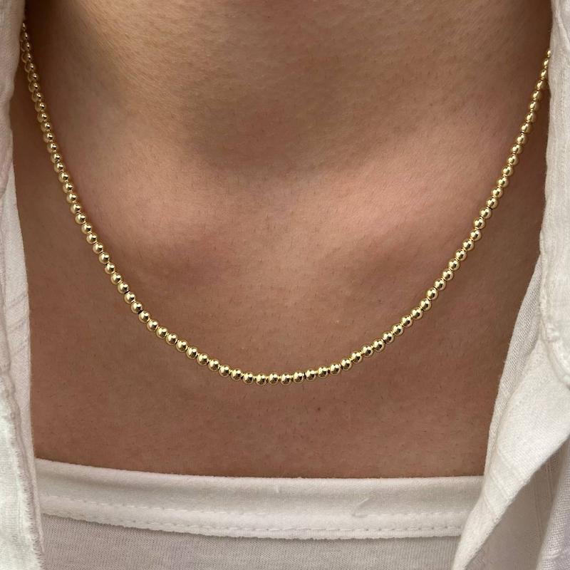 گردنبند زنانه طلا ۱۸ عیار بالچین سانل گلد