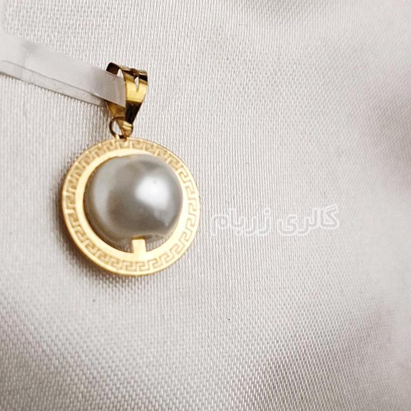آویز زنانه طلا ۱۸ عیار آویز مروارید گالری زربام