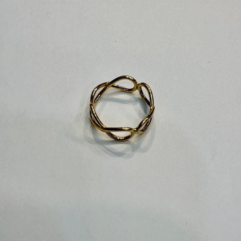 انگشتر زنانه طلا ۱۸ عیار بینهایت گالری الیاگلد