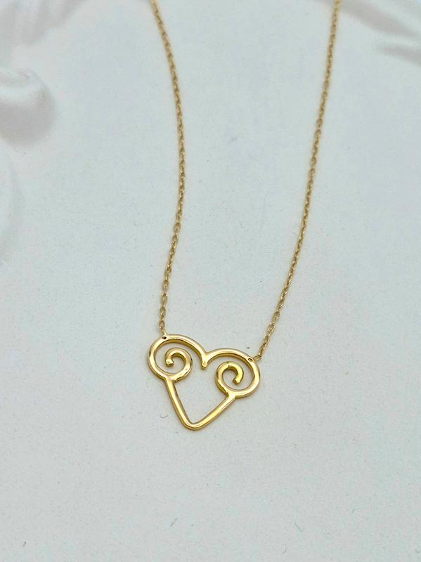 گردنبند طلا ۱۸ عیار قوچ متصل گالری زرگر