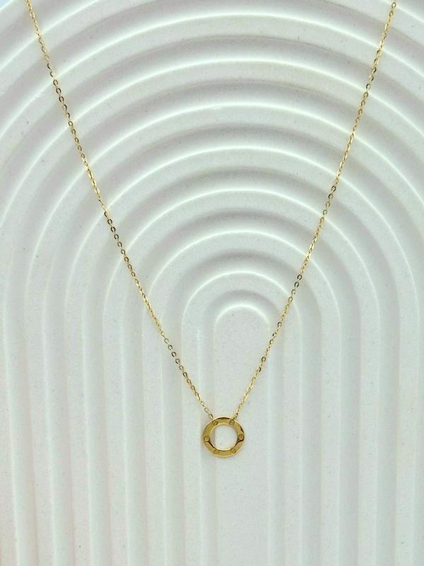 گردنبند طلا ۱۸ عیار لاو کارتیه گالری زرگر