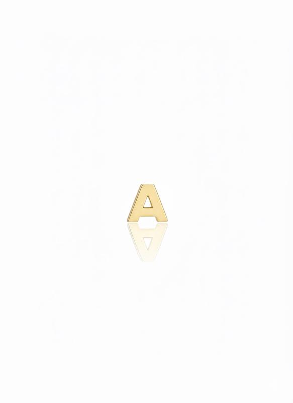 آویز زنانه طلا ۱۸ عیار حروف A گالری طلا سرور گلد