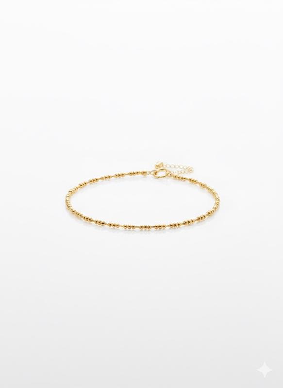 بنگل زنانه طلا ۱۸ عیار استخوانی گالری طلا سرور گلد