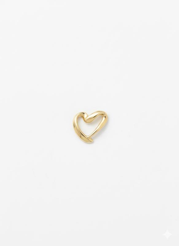 آویز زنانه طلا ۱۸ عیار قلب گرازیلا گالری طلا سرور گلد