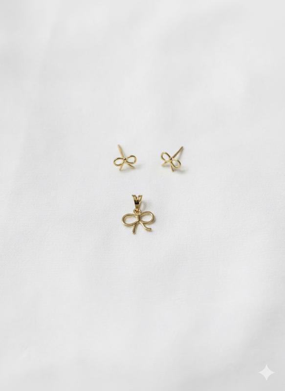 زنانه نیم ست طلا ۱۸ عیار پاپیون گالری طلا سرور گلد