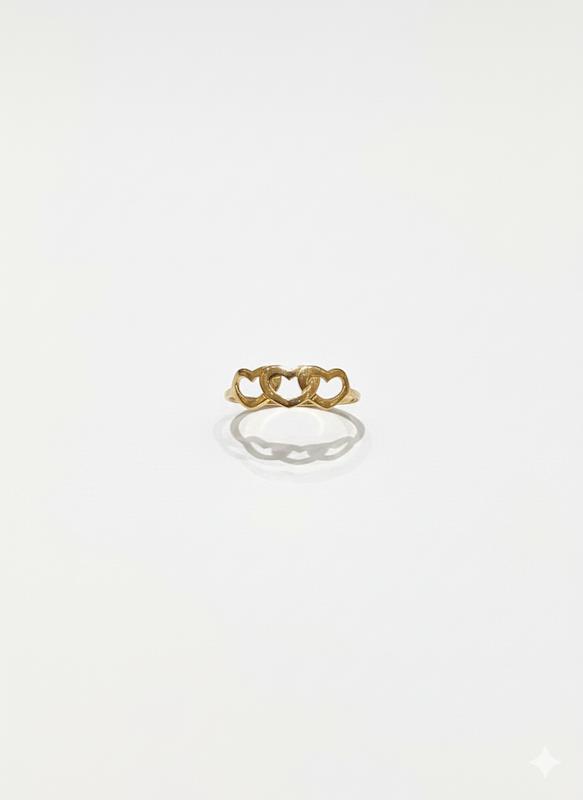 انگشتر طلا ۱۸ عیار مینیمال گالری طلای سید محمد رضا فاطمیان