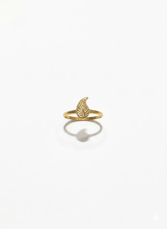 انگشتر طلا ۱۸ عیار مینیمال گالری طلای سید محمد رضا فاطمیان