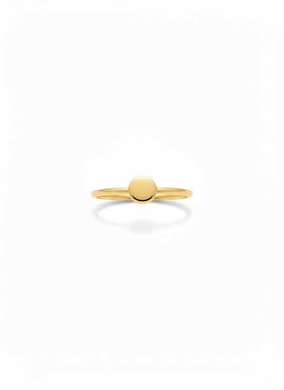 انگشتر طلا ۱۸ عیار مینیمال گالری طلای سید محمد رضا فاطمیان