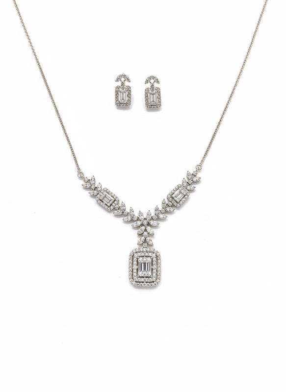 سرویس زنانه طلا ۱۸ عیار پیوه ژن۴۴٩١ گالری طلای شفیع