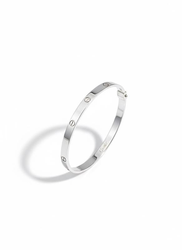 بنگل زنانه طلا ۱۸ عیار کارتیه٧٧۵۶ گالری طلای شفیع