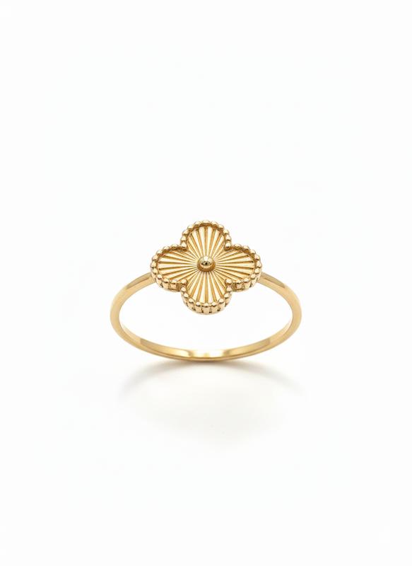 انگشتر زنانه طلا ۱۸ عیار انگشتر ونکلیف سوپر EK گالری فرهاد فلاحی گلد