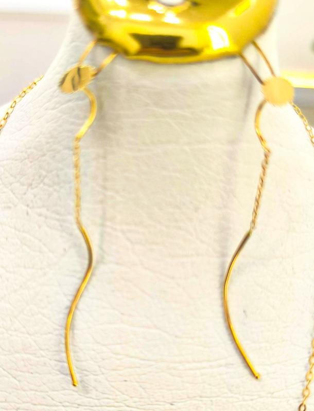 گوشواره طلا ۱۸ عیار گوشواره اماراتی العربیه گالری نیک گلد