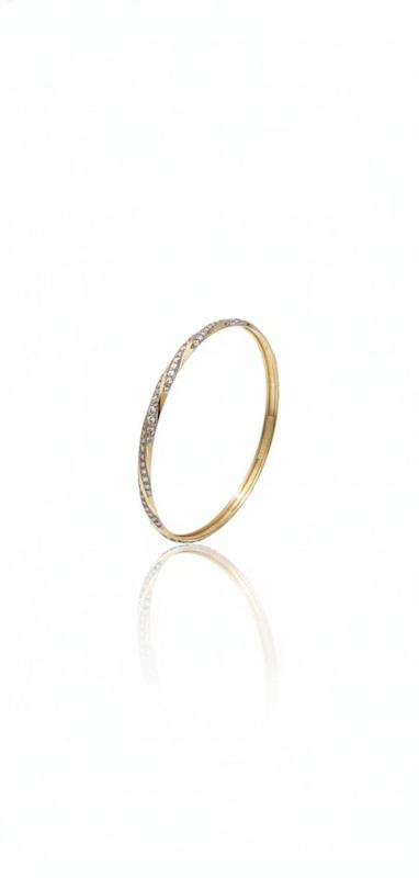 النگو زنانه طلا ۱۸ عیار ونوس١٠۴٩۵٢٨٨ گالری طلای شفیع