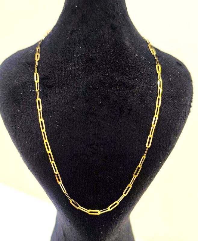 زنجیر طلا ۱۸ عیار زنجیر کارتیر اماراتی اصلی گالری نیک گلد