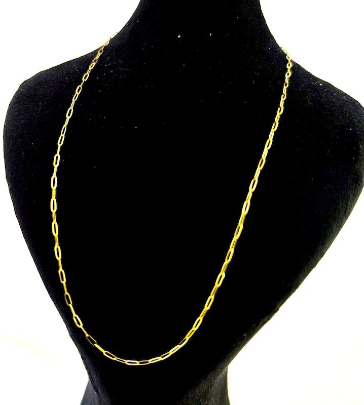 زنجیر طلا ۱۸ عیار زنجیر کارتیر اماراتی اصلی گالری نیک گلد