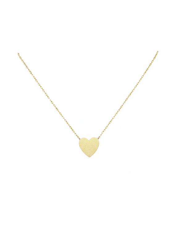 گردنبند زنانه طلا ۱۸ عیار گردنبند قلب گالری عجمی