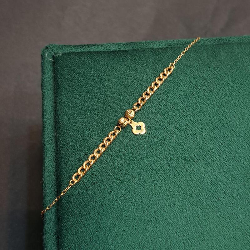 دستبند زنانه طلا ۱۸ عیار دستبند طلا گالری حامی گلد