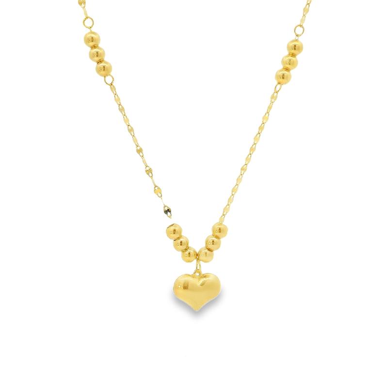 گردنبند زنانه طلا ۱۸ عیار سوپرلایت کد 2 سانل گلد